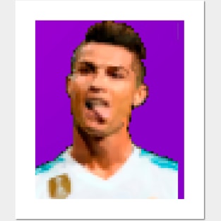 Cristiano Ronaldo PIXEL Posters and Art